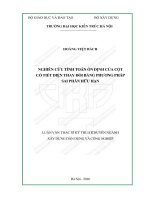 Nghiên cứu tính toán ổn định của cột tiết diện thay đổi bằng phương pháp sai phân hữu hạn (tt)
