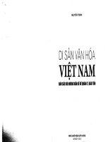 Di sản văn hóa việt nam bản sắc và những vấn đề về quản lý, bảo tồn 