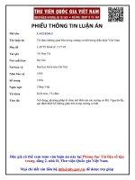 Tổ chức không gian bên trong xưởng cơ khí trong điều kiện việt nam (tt)