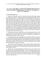 skkn kết hợp các PHƯƠNG PHÁP để rèn kĩ NĂNG SỐNG CHO học SINH KHI dạy tác PHẨM “vợ CHỒNG a PHỦ” của tô HOÀI 