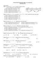 Trắc nghiệm tính đơn điệu của hàm số