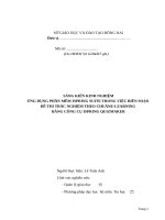 skkn ỨNG DỤNG PHẦN mềm ISPRING SUITE TRONG VIỆC BIÊN SOẠN đề THI TRẮC NGHIỆM THEO CHUÂN 