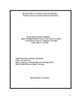 skkn một số biện pháp nâng cao chất lượng làm quen với tác phẩm văn học cho trẻ 5 6 tuổi 