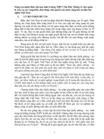 SKKN nâng cao nhận thức cho học sinh trường THPT tôn đức thắng về việc quản lý, bảo vệ các vùng biển, đảo thuộc chủ quyền của nước cộng hòa xã hội chủ nghĩa việt nam 