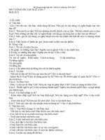 Đề thi học kỳ 1 môn Ngữ Văn lớp 7 có đáp án