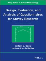 2014 (wiley series in survey methodology) willem e  saris, irmtraud n  gallhofer design, evaluation, and analysis of questionnaires for survey research wiley (2014) 