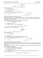 Bộ đề ôn tập môn Toán lớp 8