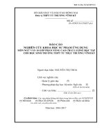 skkn tên đề tài NCKHSPƢD (VIẾT IN HOA đậm) môn NGỮ văn 10 góp PHẦN NÂNG CAO CHẤT LƯỢNG học tập CHO học SINH TRƯỜNG THPT tư  THỤC TRƢƠNG VĨNH ký 