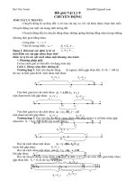 Chuyên đề Bồi Giỏi Vật Lý 8  Cơ học