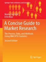 2014 (springer texts in business and economics) marko sarstedt, erik mooi (auth ) a concise guide to market research  the process, data, and methods using IBM SPSS statistics springer verlag berlin heidelb 