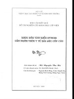 Bước đầu tìm hiểu stress của nhân viên y tế hồi sức cấp cứu   2000 (tt)