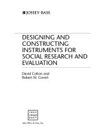 (EBOOK)  DESIGNING AND CONSTRUCTING INSTRUMEN FOR SOCIAL RESEARCH 