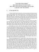SKKN biện pháp chỉ đạo tổ chuyên môn thực hiện chuyên đề ngoại khóa chuyên môn ở trường THPT thanh bình 
