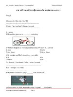 35 VÒNG tư LUYỆN IOE lớp 5  2016 2017