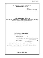 skkn một số giải pháp quản lý thiết bị dạy học ở các trường THPT huyện cẩm mỹ,  tỉnh đồng nai 