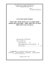 skkn phát huy tính tích cực của học sinh trong kĩ năng đọc – hiểu một số văn bản môn ngữ văn 12 (tập 2) 