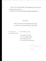 Bước đầu đánh giá tình hình bệnh viêm da tiếp xúc với xăng, dầu hỏa, dầu nhờn   2002 (tt) 