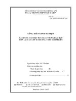 skkn vận DỤNG văn HỌC dân GIAN TRONG DẠY HỌC môn LỊCH sử lớp 10 TRƯỜNG THPT NGÔ SĨ LIÊN 