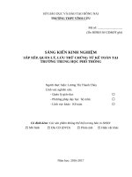 skkn sắp xếp quản lý lưu trữ chưng từ kế toán tại trường THPT 