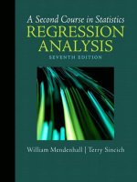 2011 (7th edition) william mendenhall a second course in statistics  regression analysis prentice hall (2011) 