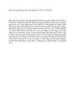 Bài thu hoạch kết quả học tập nghị quyết TW 4 Khóa XII