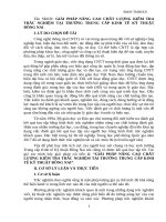 skkn GIẢI PHÁP NÂNG CAO CHẤT LƯỢNG KIỂM TRA TRẮC NGHIỆM tại TRƯỜNG TRUNG cấp KINH tế kỹ 