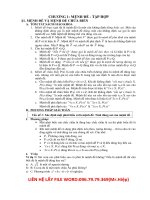 Giải nhanh bài toán hay và khó Đại số 10  chương Mệnh đề tập hợp