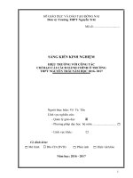 skkn HIỆU TRƯỞNG với CÔNG tác CHỈ đạo  cải CÁCH HÀNH CHÍNH ở TRƯỜNG THPT NGUYỄN TRÃI năm học 2016  2017 