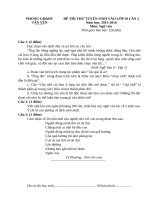 DE THI THU TUYENINH VAO LOP 10(1) 