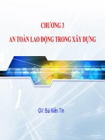 Bài giảng an toàn lao động chương 3 3   GV  bùi kiến tín 