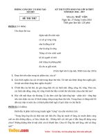 THI THỬ VĂN VÀO LỚP 10 E22