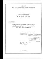 Phân tích ecgônômi vị trí lao động và rối loạn cơ xương ở công nhân nhà máy sản xuất giầy   2000 (tt) 