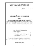 skkn xây dựng câu hỏi, đề kiểm tra đánh giá theo định hướng phát triển năng lực học sinh lớp 12 về chủ đề “thơ ca giai đoạn 1945  