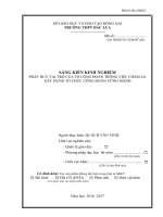 skkn PHÁT HUY VAI TRÒ của tổ CÔNG đoàn TRONG VIỆC CHĂM LO xây DỰNG tổ CHỨC CÔNG đoàn VỮNG MẠNH 