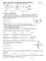 Bài tập chương 1 trong đề thi Toán 2017