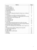 Phương pháp thiết kế giáo án gắn với thực tiễn ở một số tiết của phân môn tập làm văn thuộc chương trình ngữ văn THCS nhằm rèn kỹ năng làm văn cho học sinh  