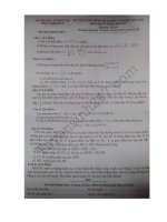 Đề thi môn Toán vào lớp 10 tỉnh Thừa Thiên Huế năm 2017 (có đáp án)