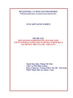 Một số kinh nghiệm hướng dẫn học sinh chứng minh sự vuông góc ở chương i, hình học 8 tại trường THCS tây hồ, thọ xuân 