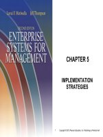 Enterprise systems for management 2nd by motiwalla and thompson chapter 05 