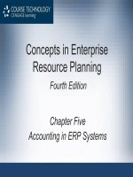 Concepts in enterprise resource planning 4th accounting in ERP systems CH05 