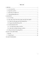 Luyện kỹ năng giải một số dạng toán “giải bài toán bằng cách lập phương trình” cho học sinh lớp 8 trường THCS điện biên 