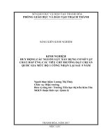 Kinh nghiệm huy động các nguồn lực xây dựng cơ sở vật chất đáp ứng tiêu chí trường chuẩn quốc gia công nhận chuẩn lại sau 5 năm 