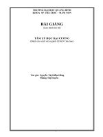 Bài giảng tâm lý học đại cương CDTH GT 58 