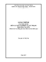 Giáo trình rèn luyện nghiệp vụ sư phạm thường xuyên 