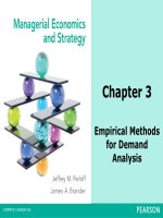 Managerial economics  strategy by m perloff and brander  chapter 3 methods for demand analysis 