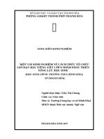 Bồi dưỡng năng lực cảm thụ thơ văn cho học sinh lớp 9 