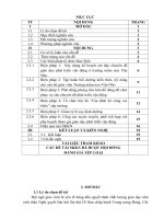 SKKN một số kinh nghiệm chỉ đạo nhằm nâng cao chất lượng chuyên đề giáo dục phát triển vận động ở trường mầm non văn nho 