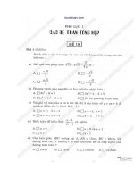 Đề ôn luyện Toán lớp 9 có đáp án