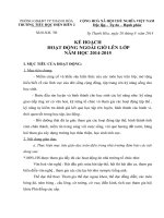 Một số biện pháp giáo dục kĩ năng sống thông qua các môn học và hoạt đông GDNGLL cho HS lớp 5 