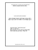 Một số biện pháp giúp học sinh lớp 5 học tập làm văn miêu tả có hiệu quả 